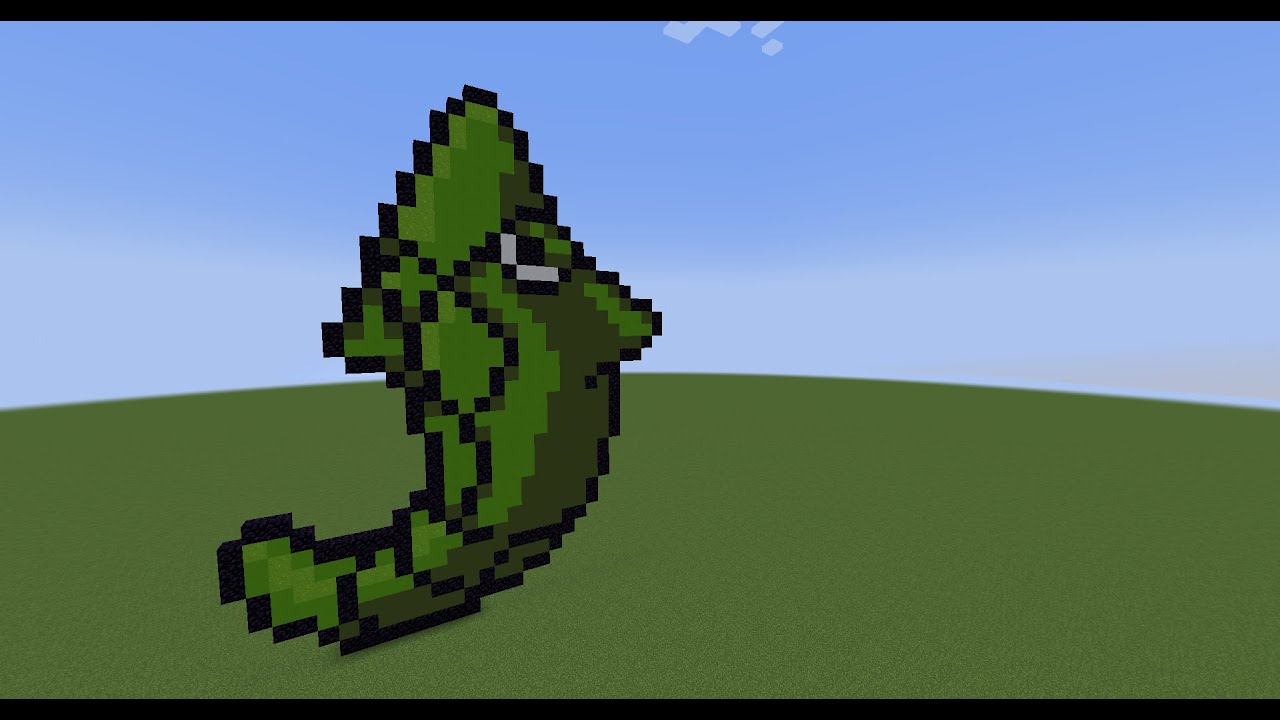 【マイクラドット絵】ポケモン図鑑011トランセル