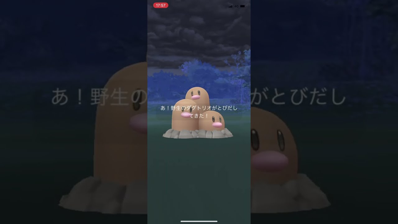 【ポケGO】野生のダグトリオに出会う ポケモンGO