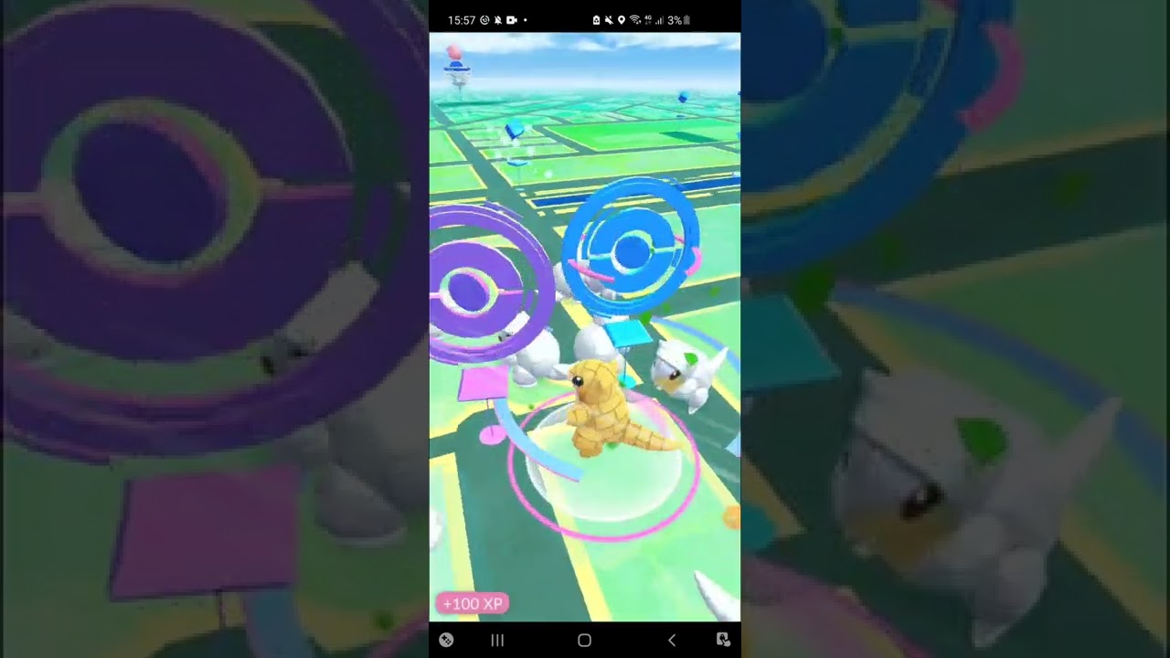 [ポケモンGO]サンド、アローラのサンドの色違い捕獲！