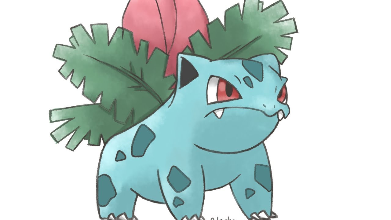 【ポケモンイラスト#51】　フシギソウ　描いてみた！　#shorts