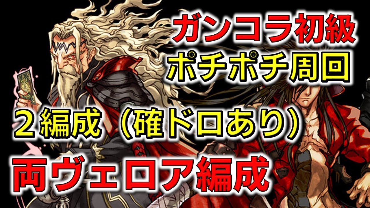 【パズドラ】ピィ集めはココで！（ダンボ最大１６）ガンコラ初級・ポチポチ周回編成２つ（ドロップ確定）