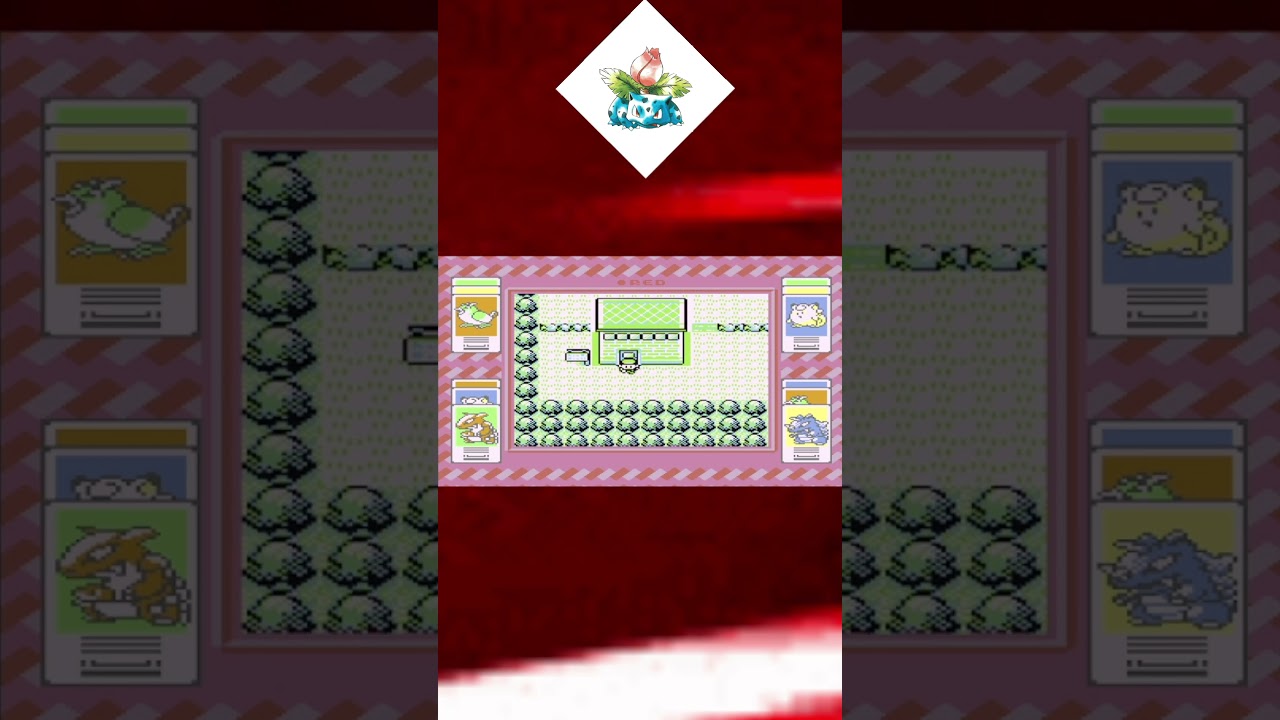 CHOOSE MY FOURTH POKEMON CAUGHT! |Pokemon Red Shortlocke Segment 6| Bulbasaur #shorts #pokemonred