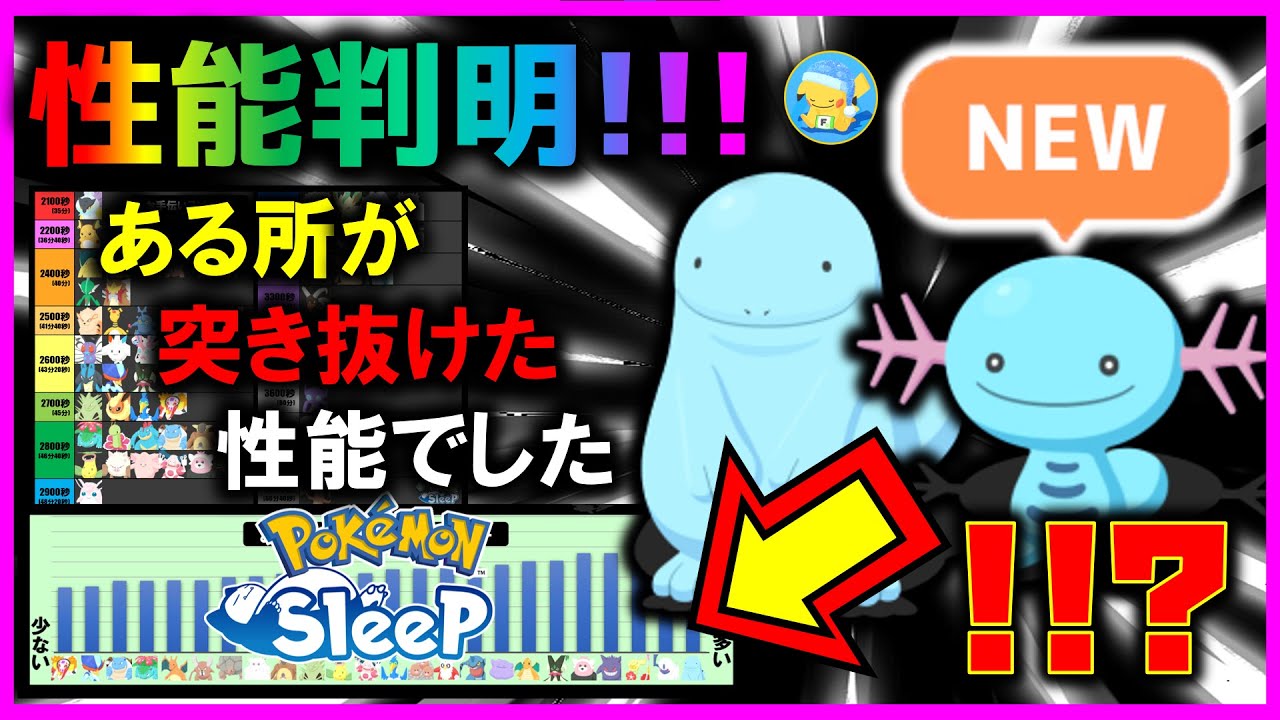 【ウパー・ヌオー】ついに性能判明！！まさかの食材を拾ってくる待望のポケモン！？【ポケモンスリープ /Pokémonsleep】