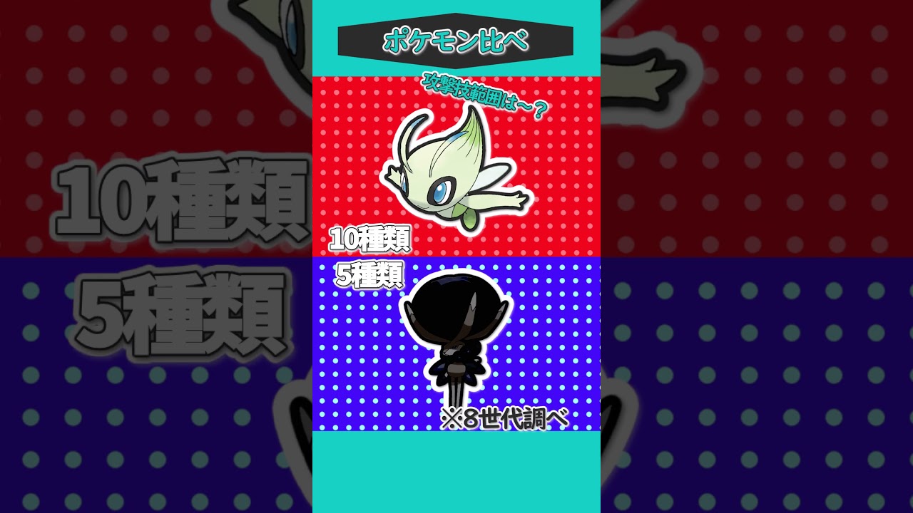 ポケモン比べ㊿「セレビィVSバドレックス」 #ゆっくり実況 #ポケモン #ポケモンSV #ポケモンゆっくり動画 #short #shorts