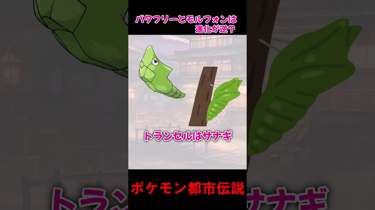 【本当の姿は逆だった？】モルフォンとバタフリーの入れ替わり説【ポケモン都市伝説】