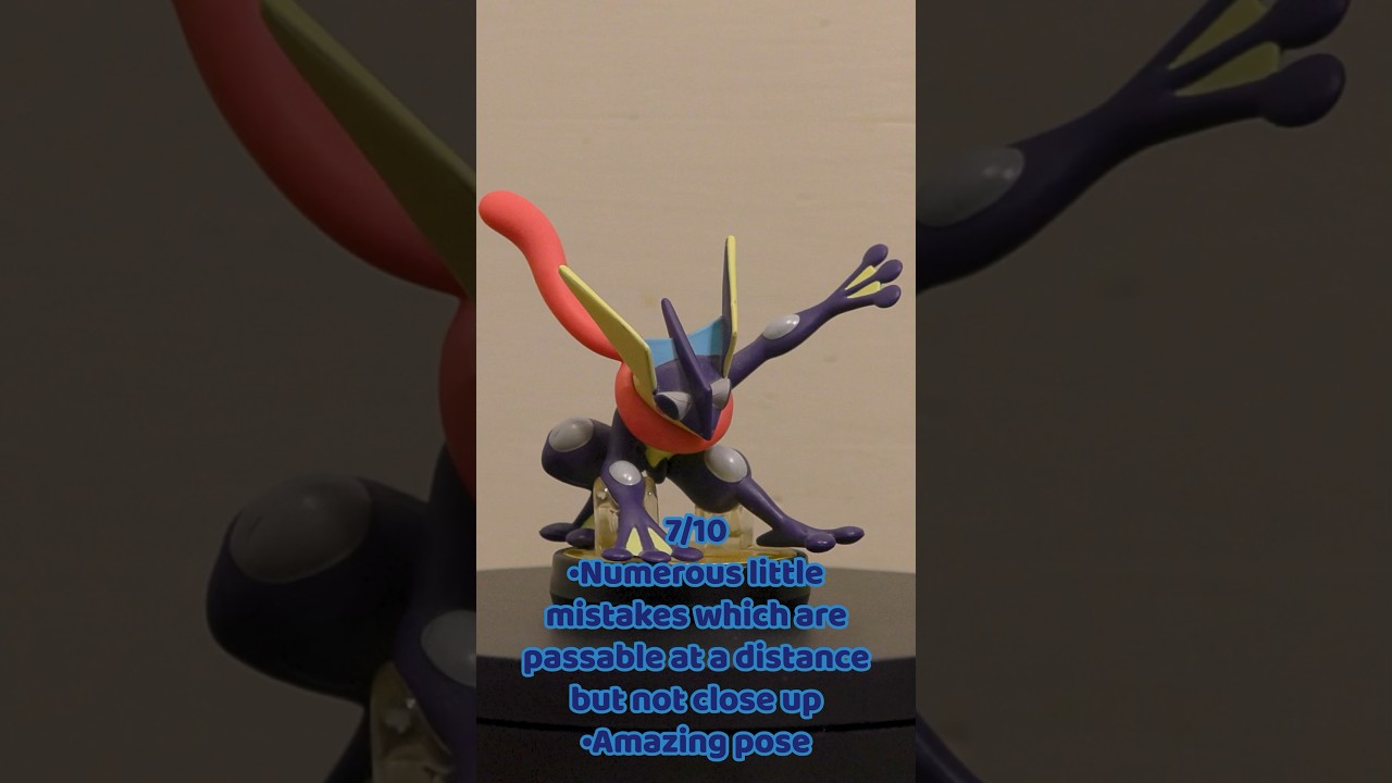 Amiibo Mondays - Greninja (Smash Bros) #amiibo #nintendo #pokemon #smashultimate