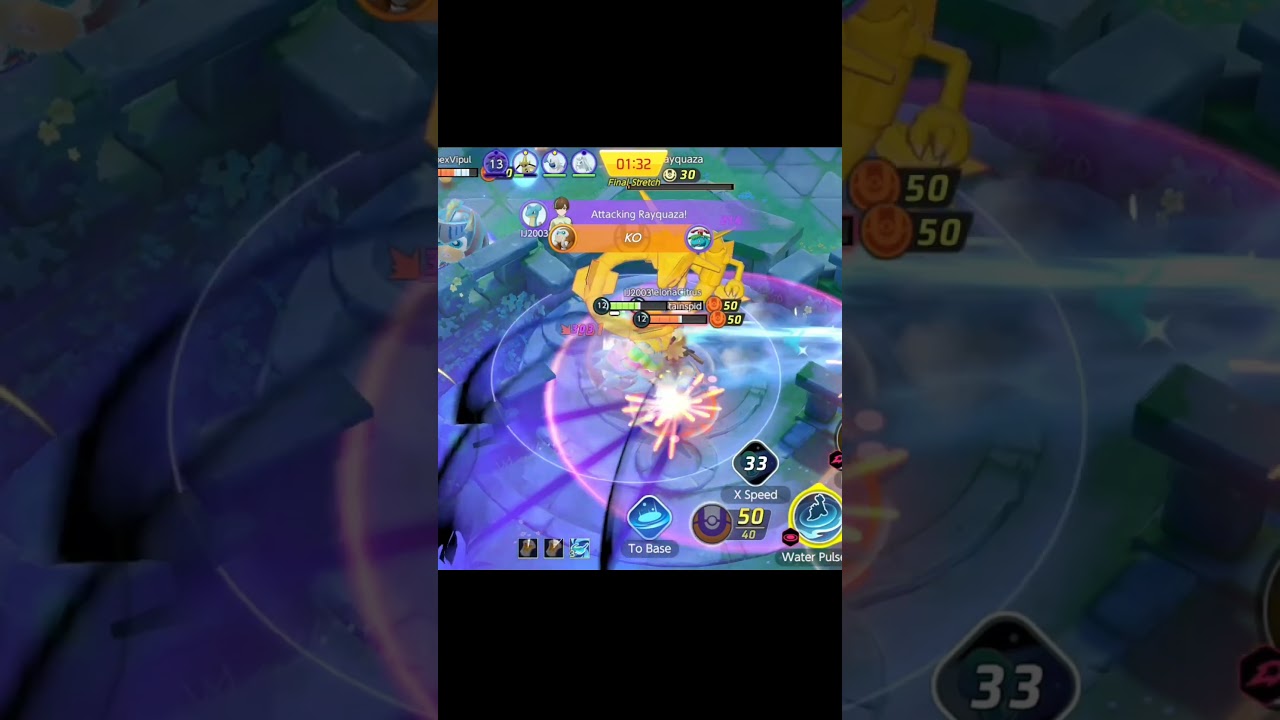 Lapras Insane Rayquaza Steal #pokemonunite #ijgaming #lapras #tank