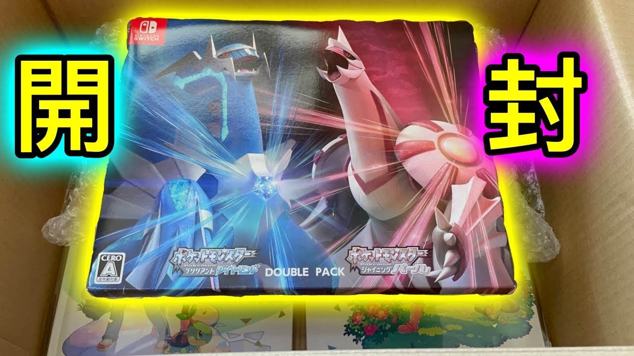 ディアルガ・パルキア ニンテンドースイッチライト【開封動画】