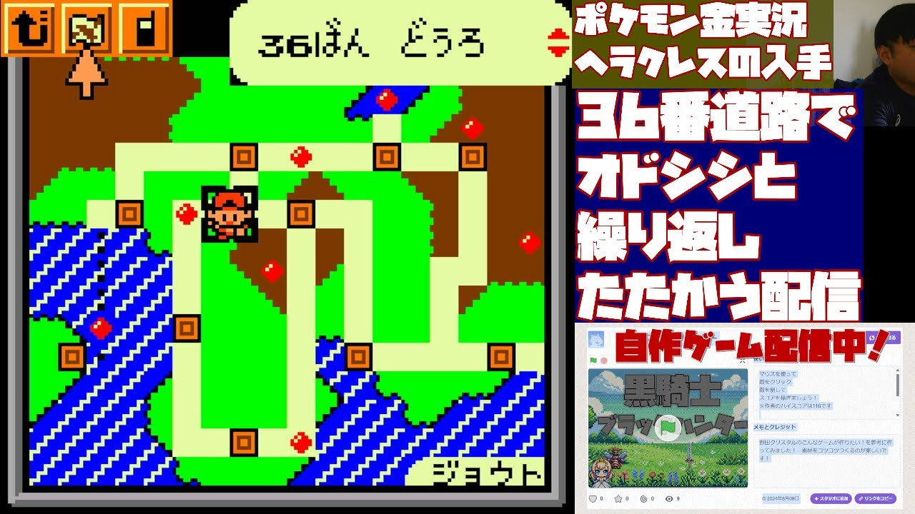 ポケモン金　パート7:オドシシ狩り　#ポケモン金  #ぶるー