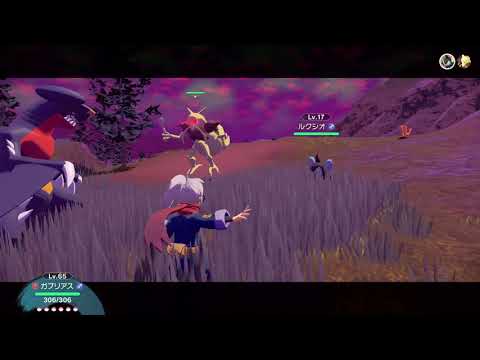 色違いオヤブンユンゲラー、自然遭遇シーン【ポケモンLedgendsアルセウス】