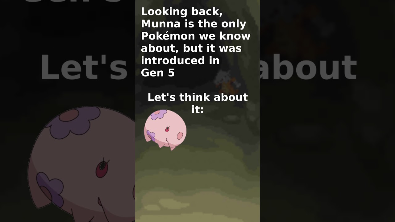 Munna, in Gen 1?! #pokemon #pokemonost #shorts #ytshorts