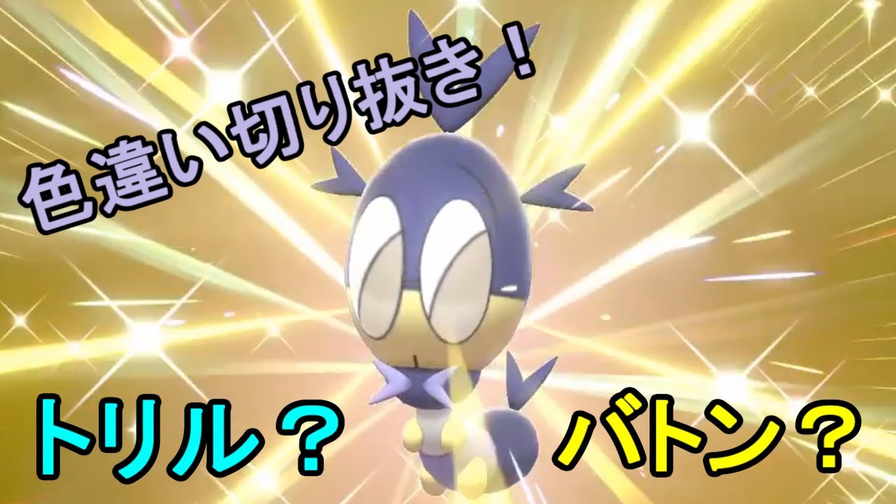 【ポケモン剣盾】色違いのサッチムシGETシーン切り抜き