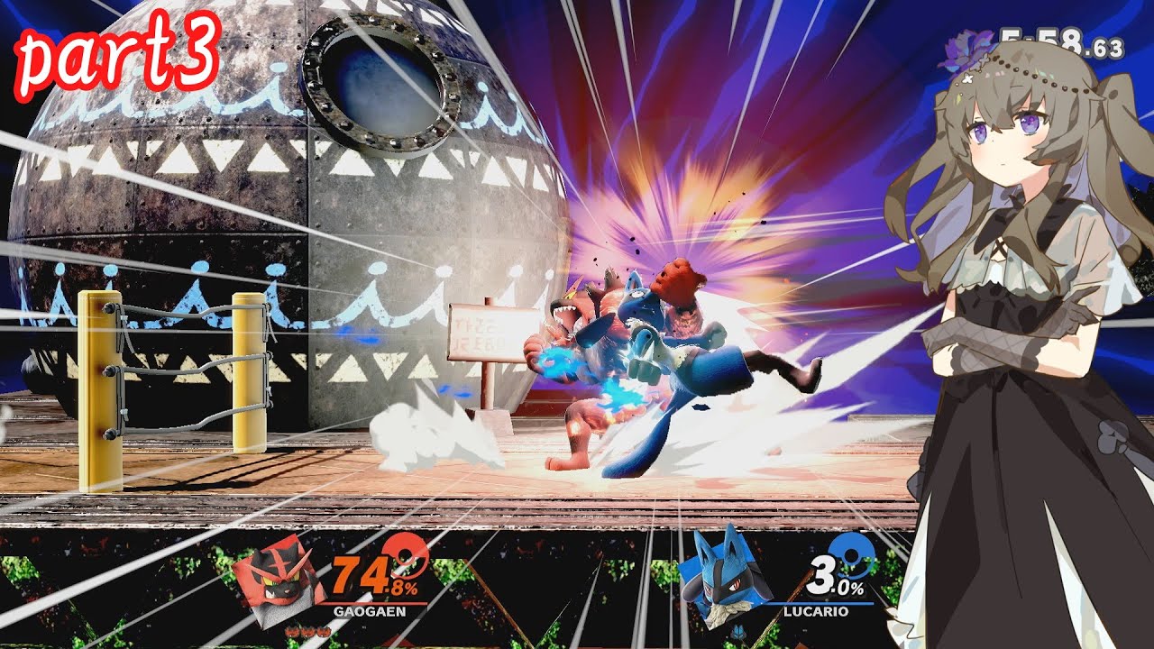 【スマブラSP】~終点初期位置で撃墜演出⁉~ガオガエン編part3【ゆっくり実況】