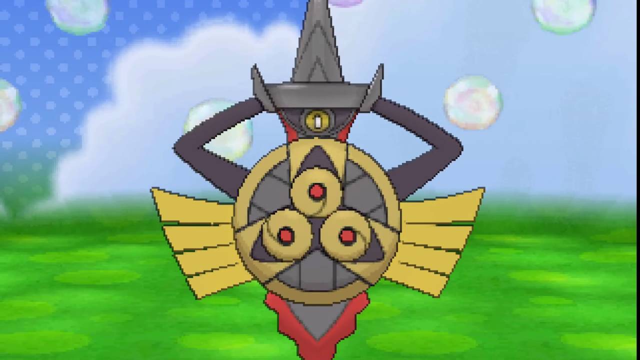 ポケパルレ　ギルガルド(色違い)と戯れるだけの動画