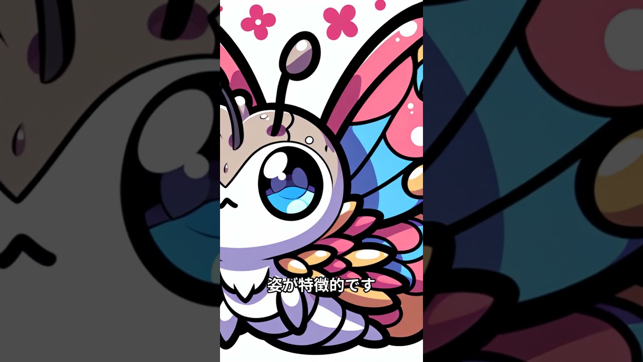 【生成AI】バタフリー【ポケモン】#AI #動画生成ai #画像生成ai #ポケモン
