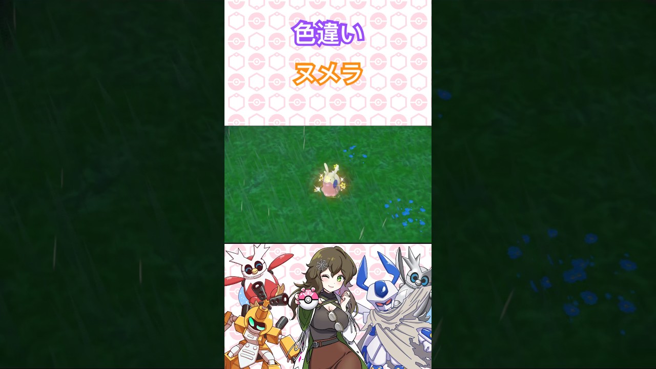 色違いヌメラ発見！ #ポケットモンスター #ポケモン #ポケモンSV #pokémon #shorts #short
