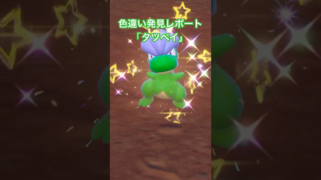 ポケモンSV 色違い発見レポート「タツベイ」 #色違いポケモン