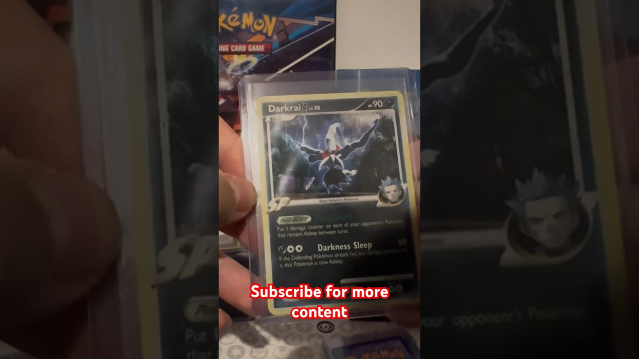 What a beautiful Darkrai G #pokemon #pokemoncollectibles #ultrarare #luxuryproducts #amazingpulls
