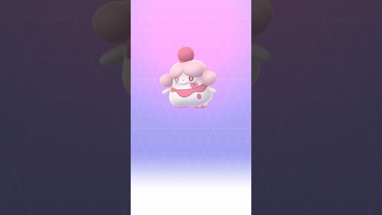 【 ポケモンgo 】 ペロッパフ →（相棒にしておやつを25個あげると進化できる） ペロリーム ！【 うさぴよの巣 】#Swirlix #Slurpuff #pokemongo #pokemon