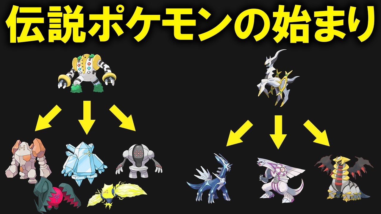伝説ポケモンがどうやって生まれたのか？を解説する