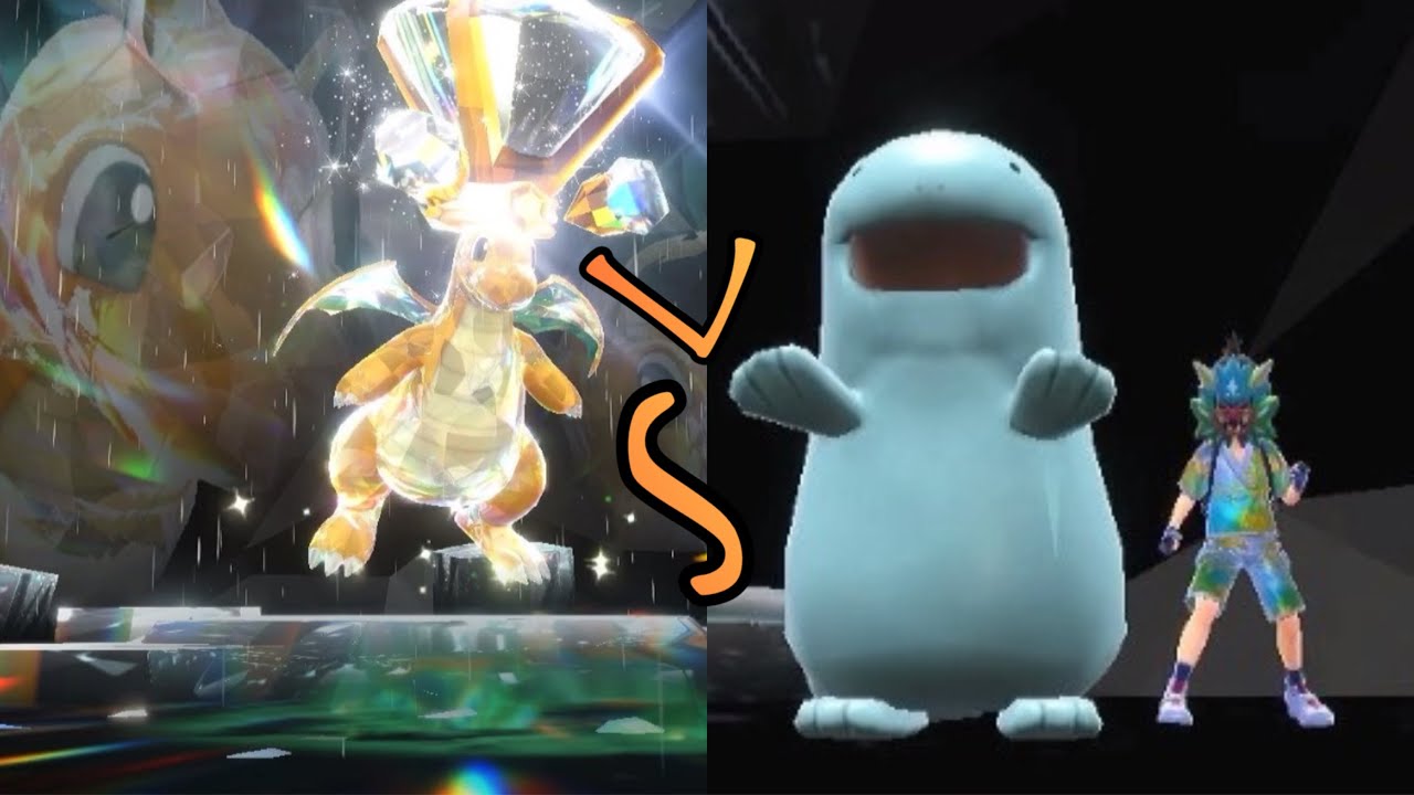 [ ソロ ] ヌオー VS 最強カイリュー テラレイドバトル 英語版ポケモンSV