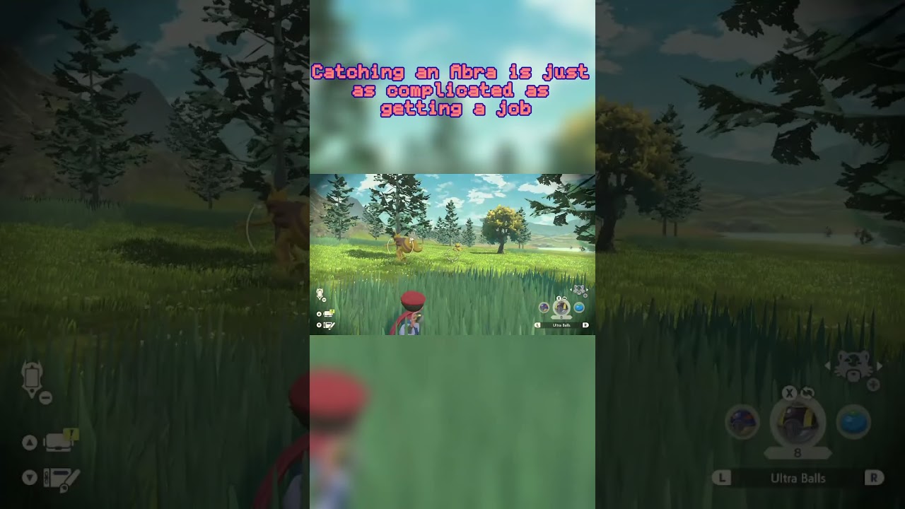 Catching an Abra - Pokemon Legends Arceus - Nintendo Switch