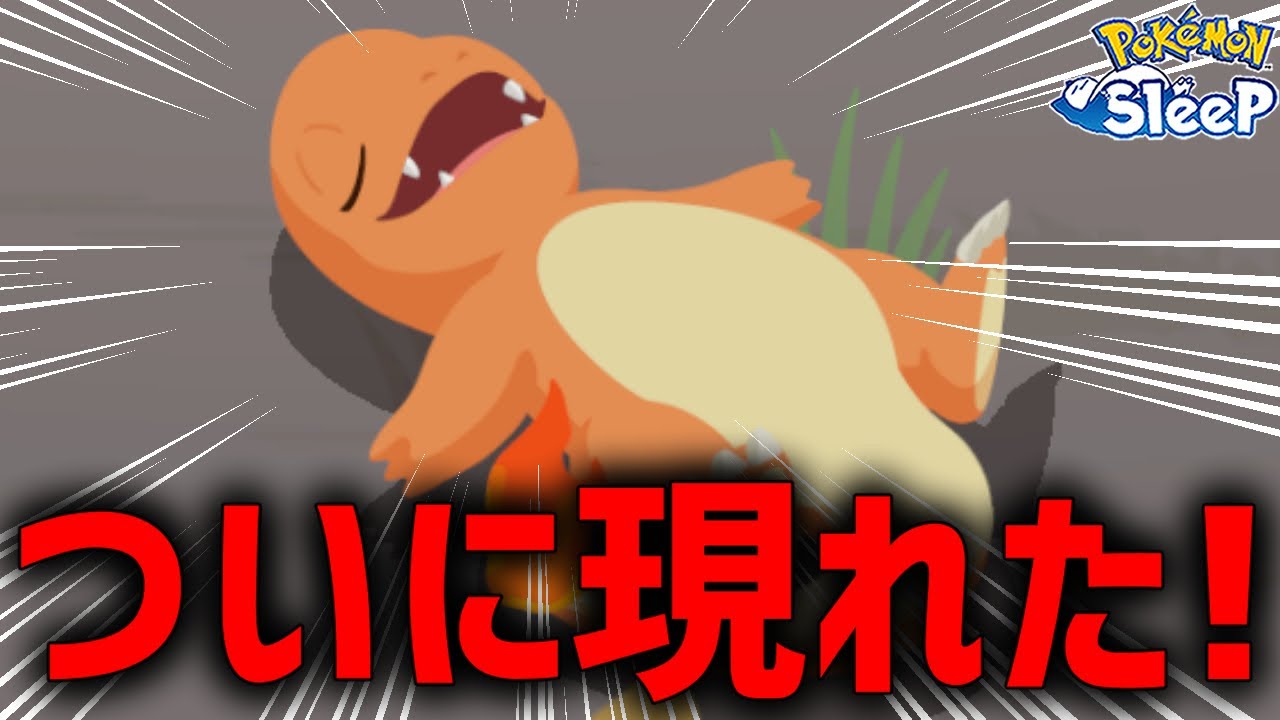 期待できる『ヒトカゲ』出現でテンション爆上げの朝【ポケモンスリープ】