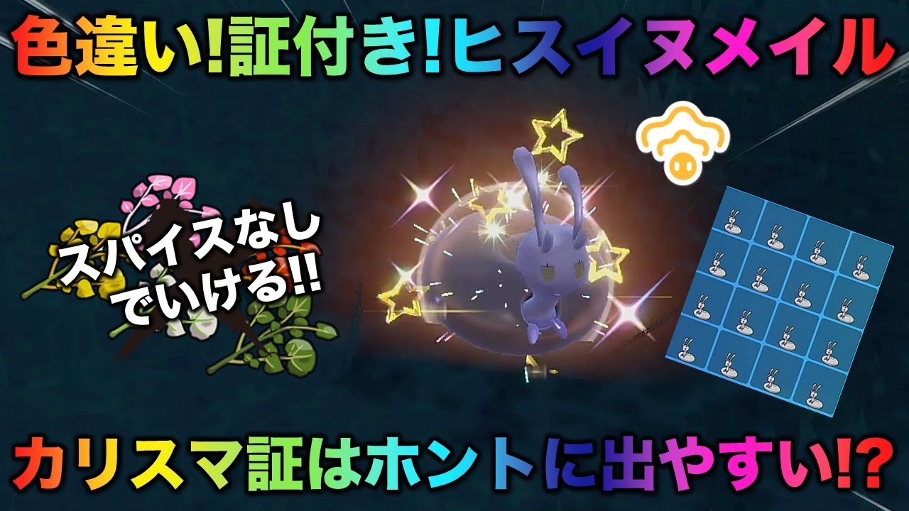 【限定色証厳選】ヒスイヌメイル編!!【ポケモンSV/スカーレット・バイオレット】