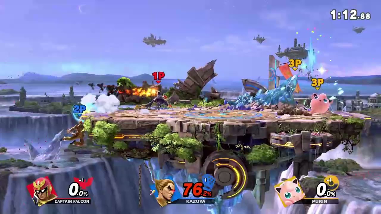 スマブラSP リプレイ タイム制 9753 [24年08月分]【プリン 激戦 3P自分】