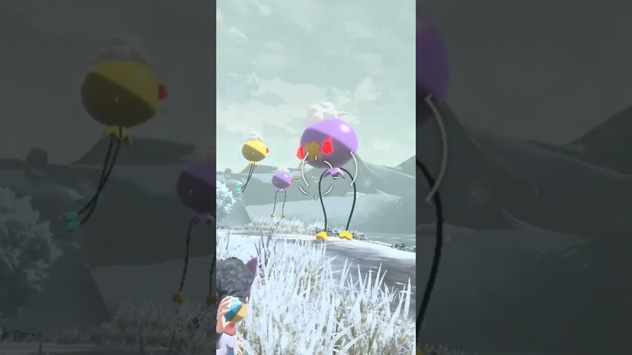 黄色い風船🎈色違いフワンテ親分【ポケモンレジェンズアルセウス】#shorts #ポケモン #色違い厳選 #色違い
