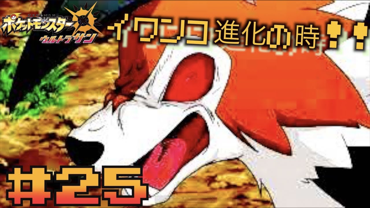 【 ポケモンUSUM 】イワンコたそがれに進化の時！ #２５