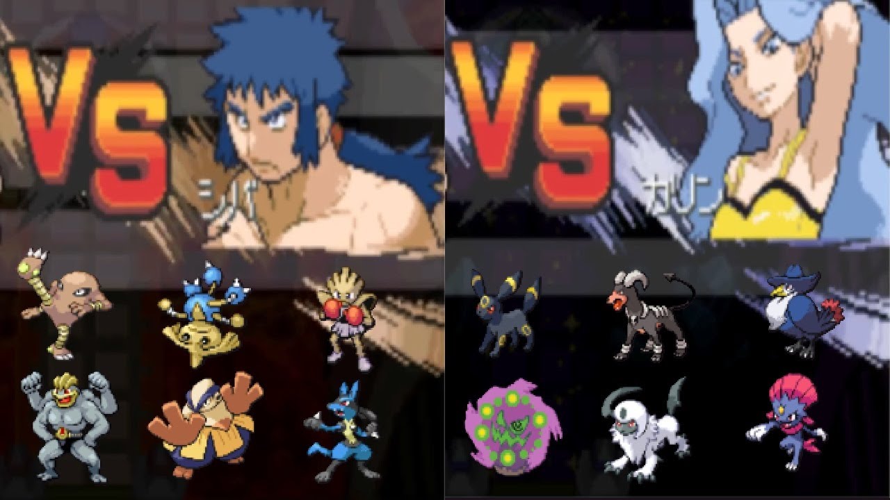 【ポケモンHGSS】ラッタ一匹でクリアする　part33　VS　シバ＆カリン（してんのう）（チャレンジ）