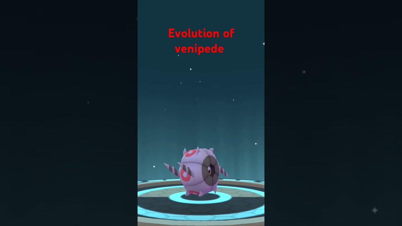 Evolution of venipede #pokemon #pokemongo #pokémon