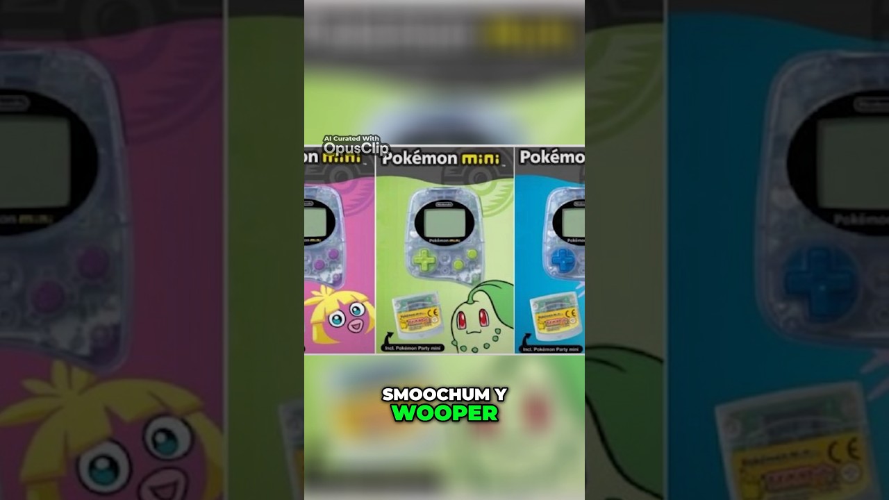 Curiosidades de Videojuegos: Pokémon Mini #nintendo #pokemon #videogames #shorts #short