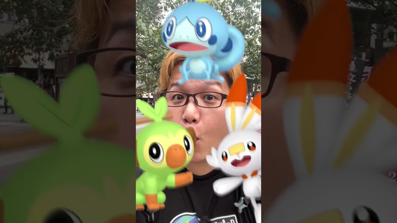 ポケGOにヒバニー・サルノリ・メッソンが実装されたってホント!? #ポケモンgo #shorts