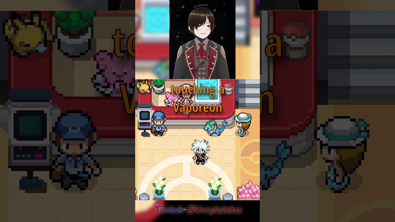 Vaporeon and their rare candies #shorts #vtuber #pokemon