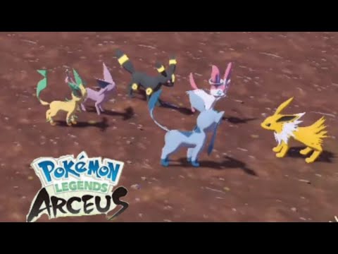 イーブイ進化系パーティではサンダースが強い⁉️ブイズ【ポケモンレジェンズアルセウス】POKEMON　Eeveelutions