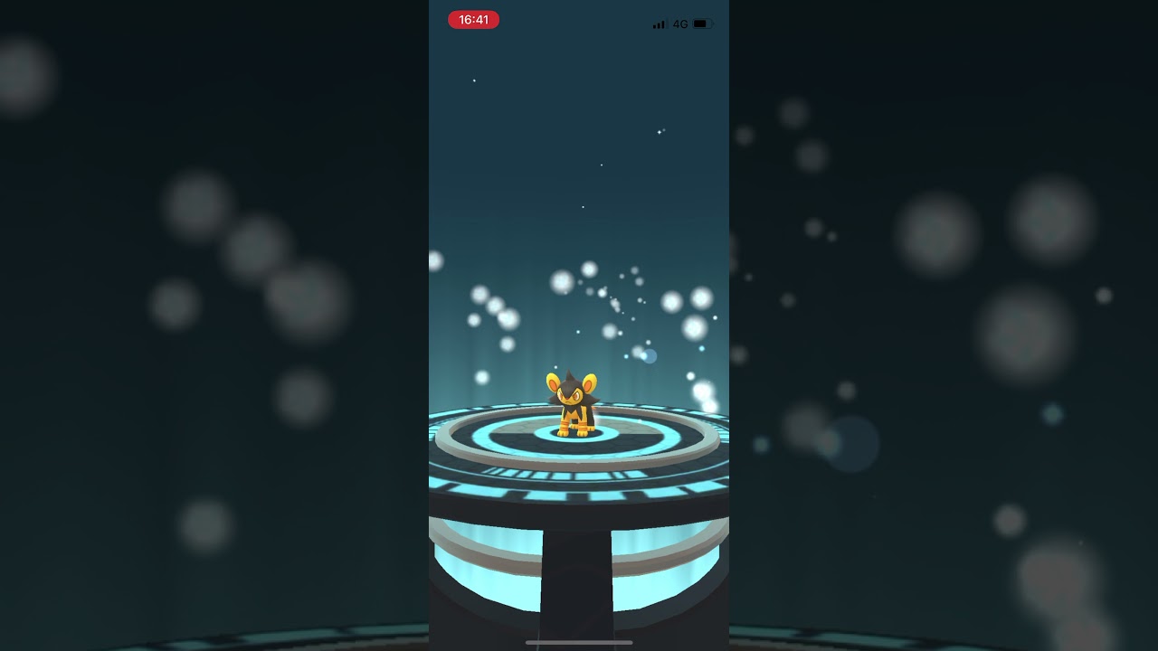 【ポケモンGO】色違いのルクシオを進化 #shorts