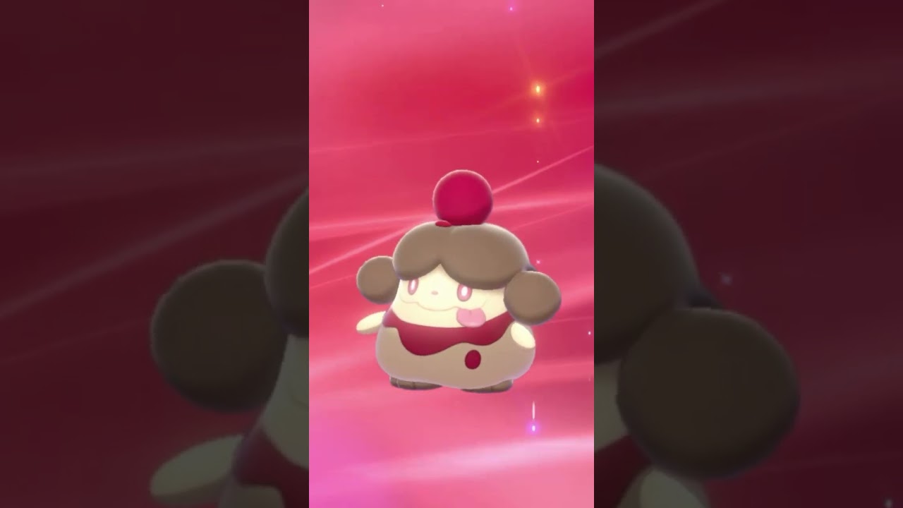 This Shiny Cotton Candymon Turns Into a Jiggly Pastry Chef (Pokémon Sword and Shield)