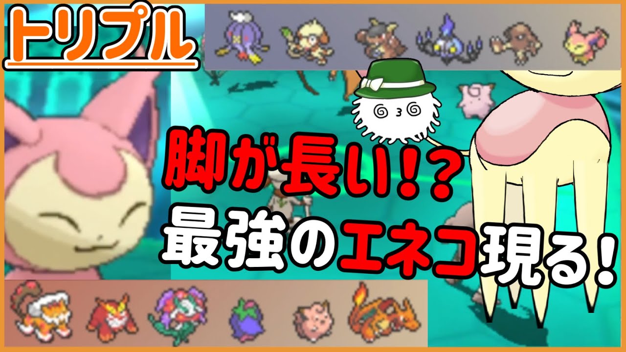 【ORASトリプル】脚がながああああい！？最強のエネコが現れた！！！！！【トリプルバトル】