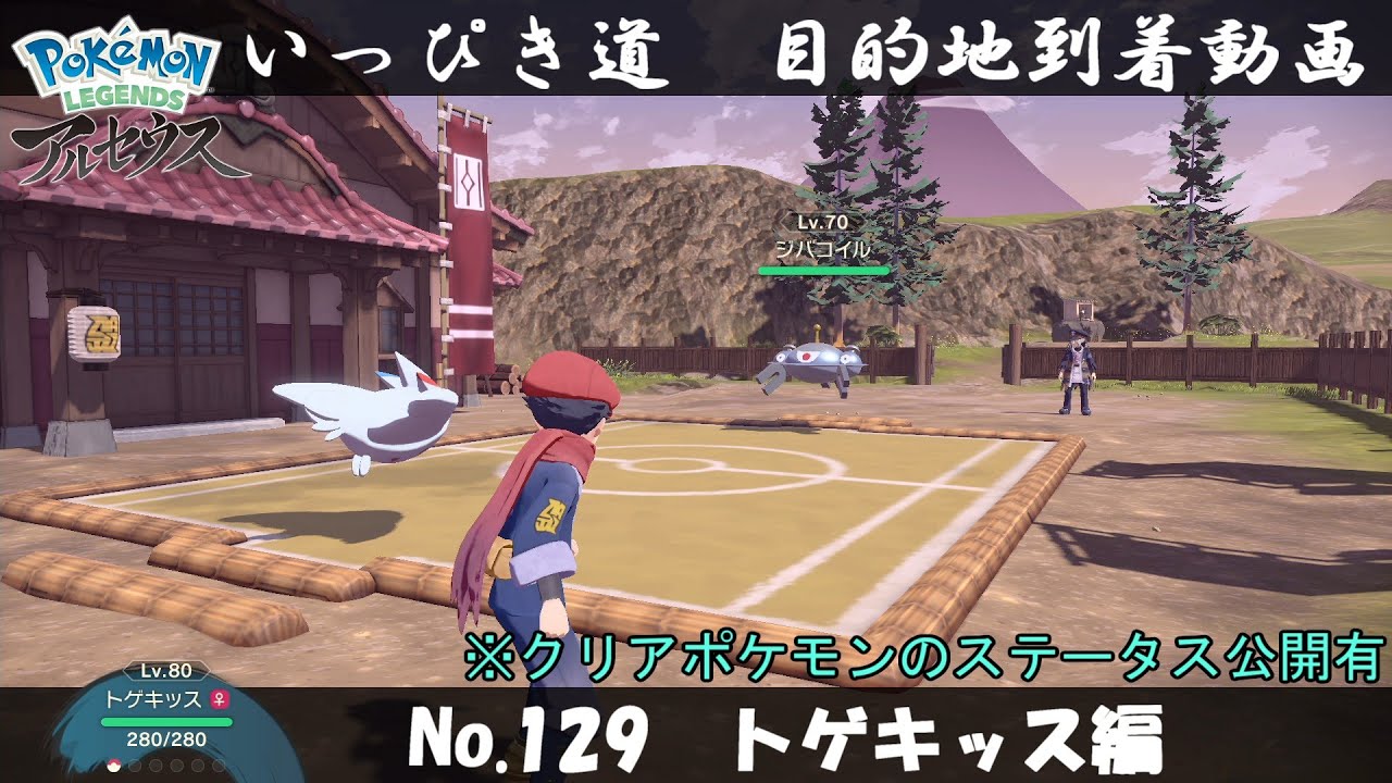 【いっぴき道攻略】No.129 トゲキッス編【Pokémon LEGENDS アルセウス】