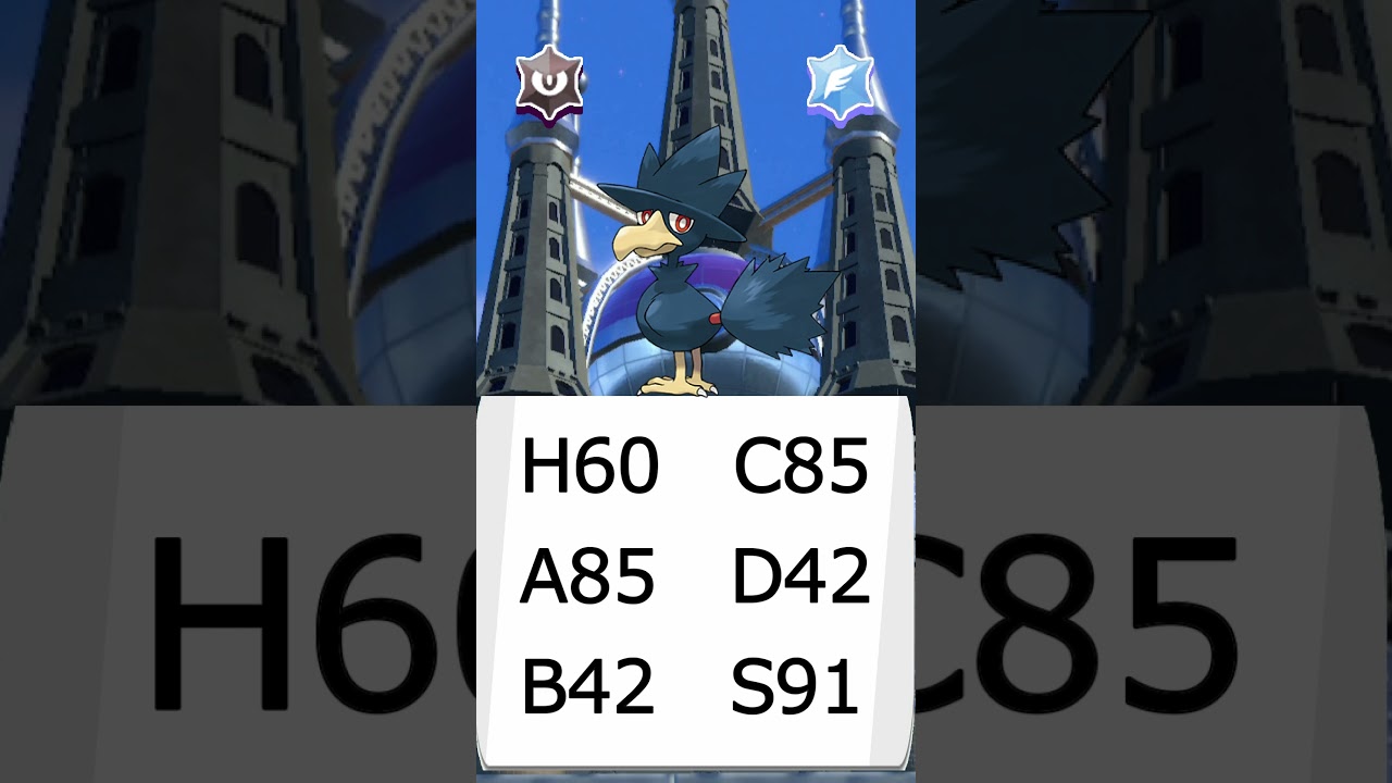 【ポケモンSV】SVダブルおすすめポケモン ヤミカラス #voicevox #ポケモン #shorts #ヤミカラス #春日部つむぎ #ポケモンsv #ダブルバトル