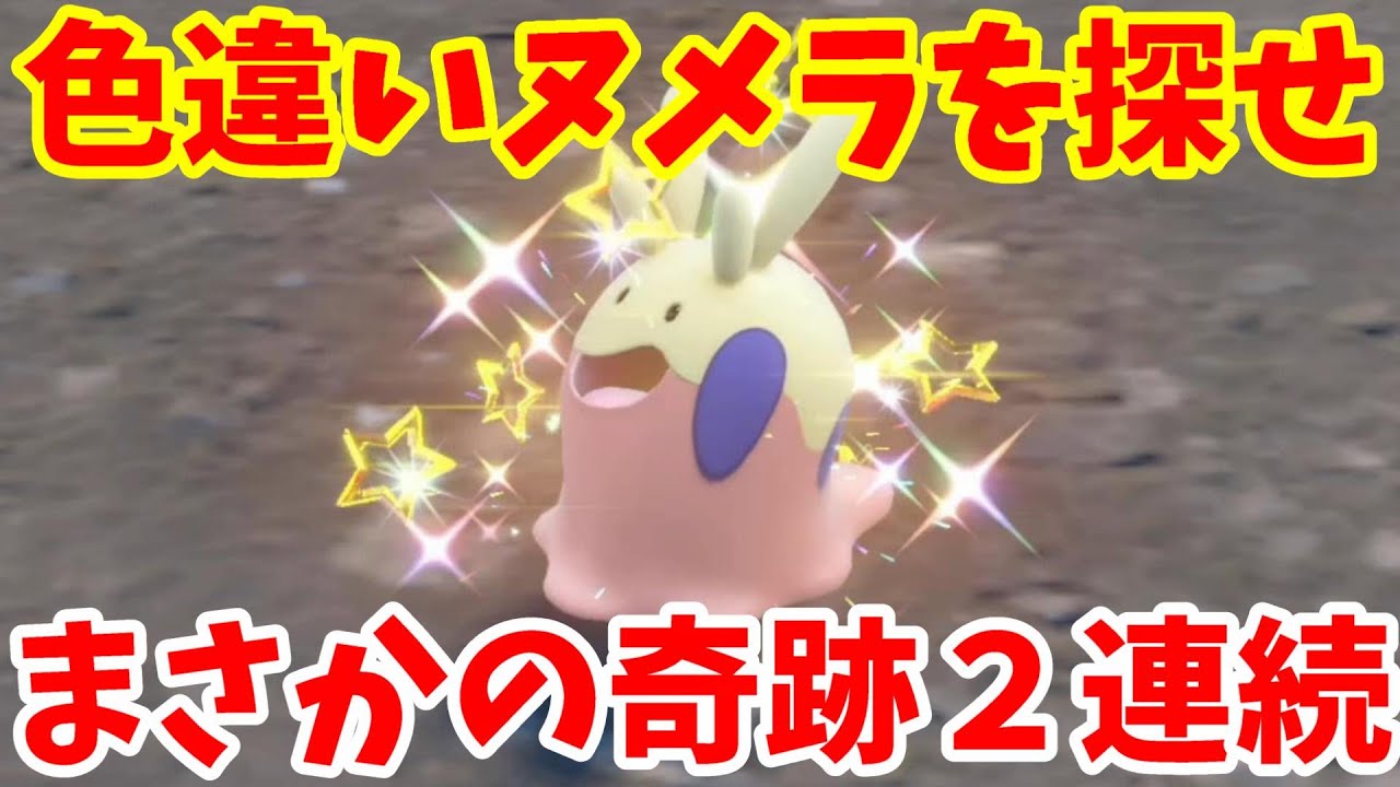 【ポケモンSV】2度も奇跡って起こるの！？色違いヌメラを探しに行って来たら！？【ポケモンスカーレットバイオレット・ゼロの秘宝】