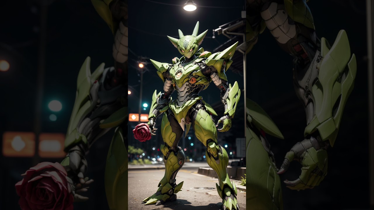 ロゼリア（メカ） Roselia - Mecha #aiイラスト #pokemon #ポケモン