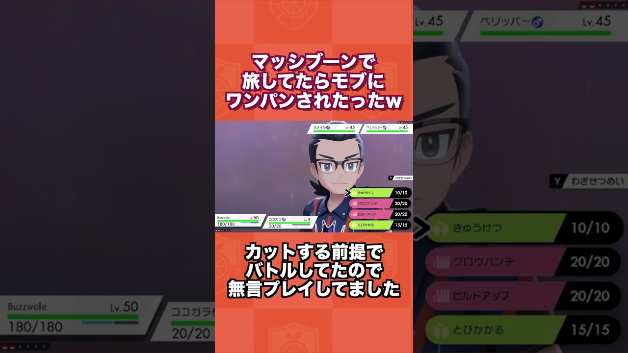 マッシブーンで旅してたらモブにワンパンされたったww【ポケモンソード・シールド】