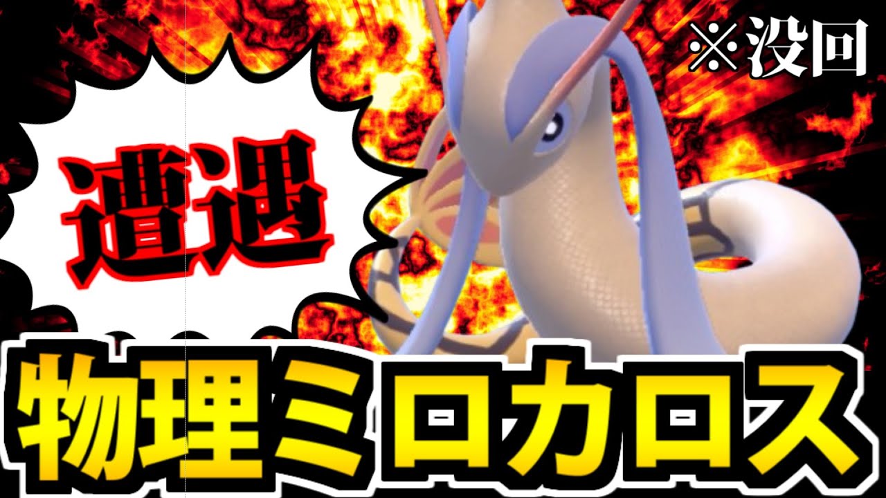【没回】物理ミロカロスに遭遇した男【ポケモンSV】