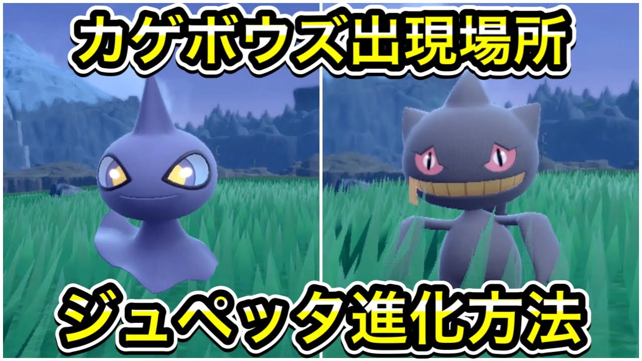 【ポケモンSV】カゲボウズの出現場所！ジュペッタへの進化方法を解説
