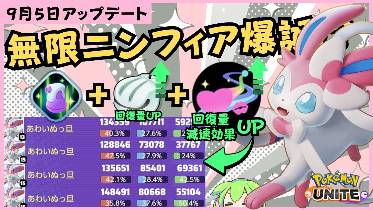 【想定外】実はこっちの方が強化されてたみたいです…ニンフィア徹底解説【ずんだもん座学】【ポケモンユナイト】
