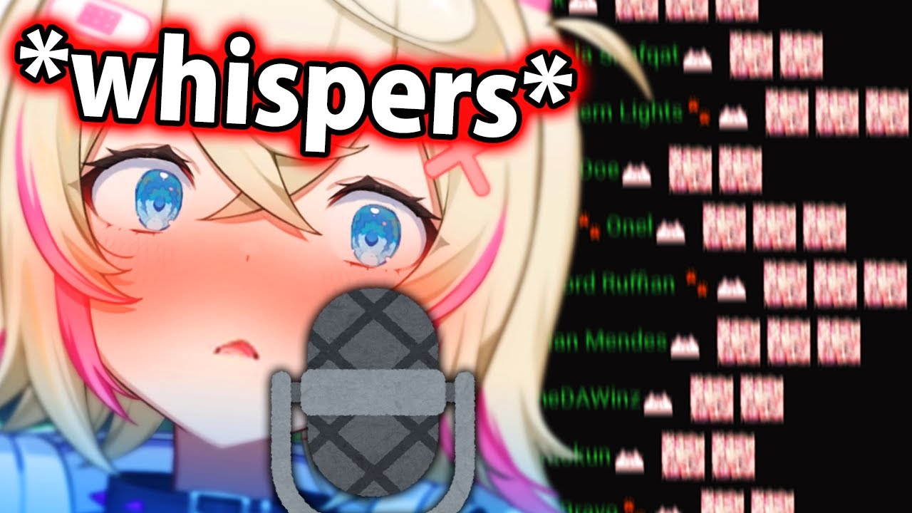 Mococo's first ASMR whisper broke chat...