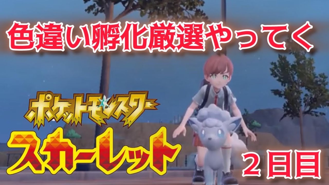 【ポケモンSV】色違い厳選！256体目からアローラロコン！part17『ポケットモンスタースカーレット』＃ライブ
